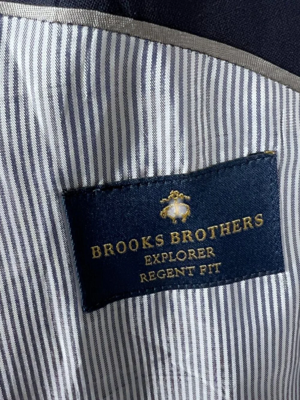 NWT Brooks Brothers Explorer Regency Fit Wool Blend Suit Jacket in Navy Size 48R